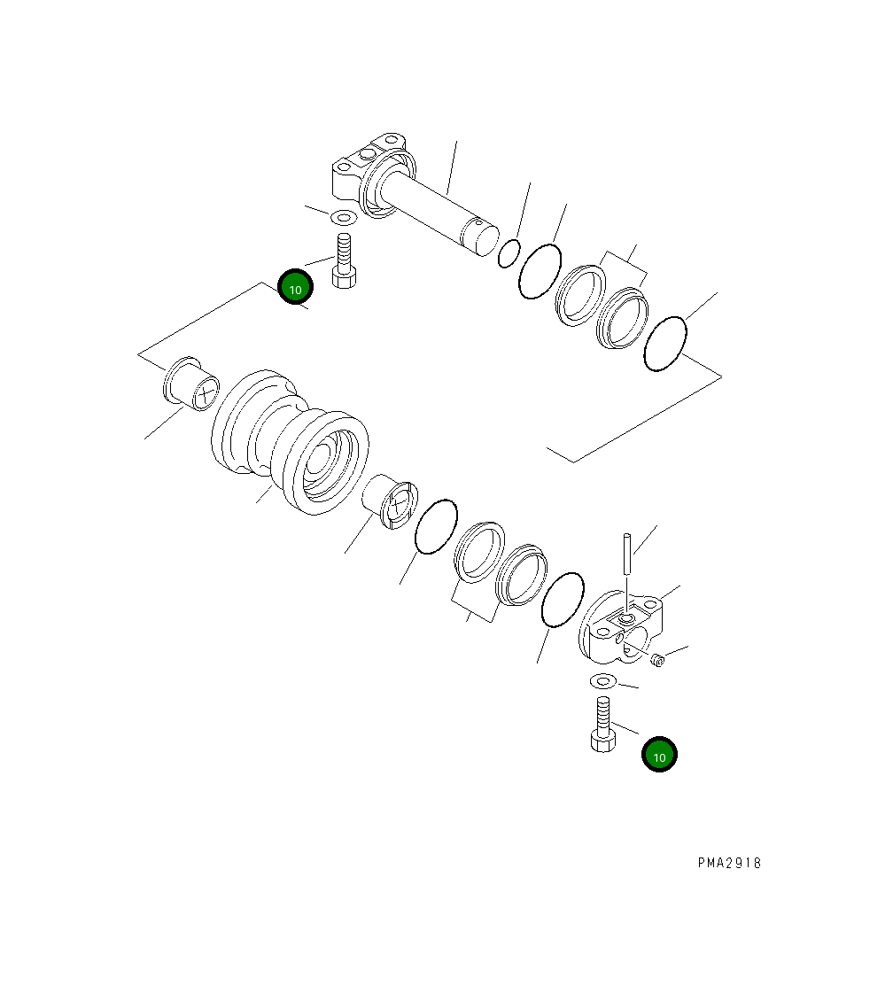 Болт 01010-61670 Komatsu