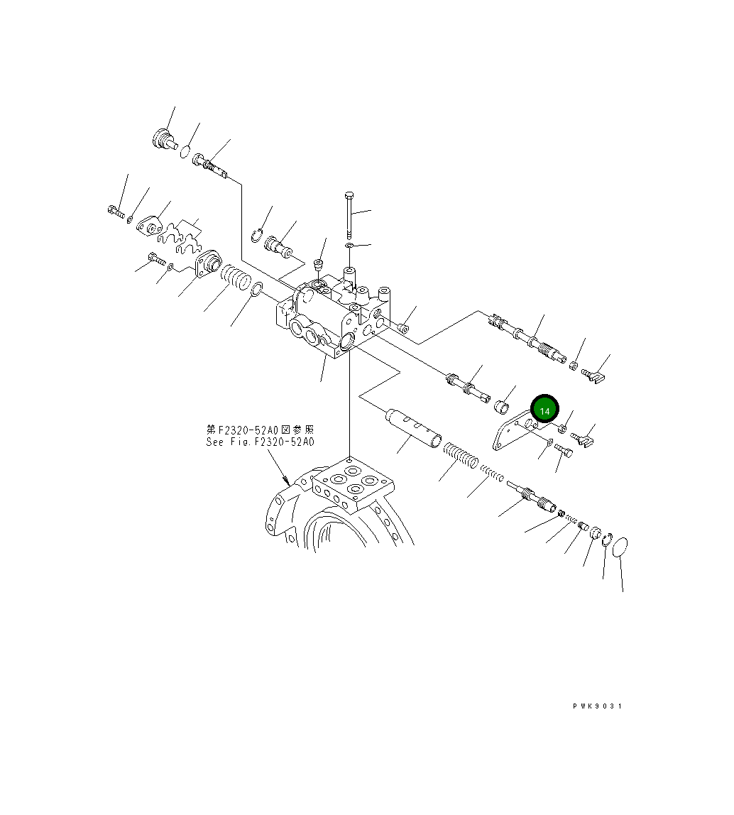 Крышка 134-15-65390  Komatsu