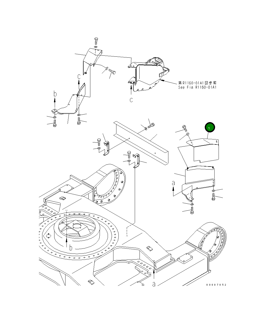 Крышка 209-30-77690 Komatsu