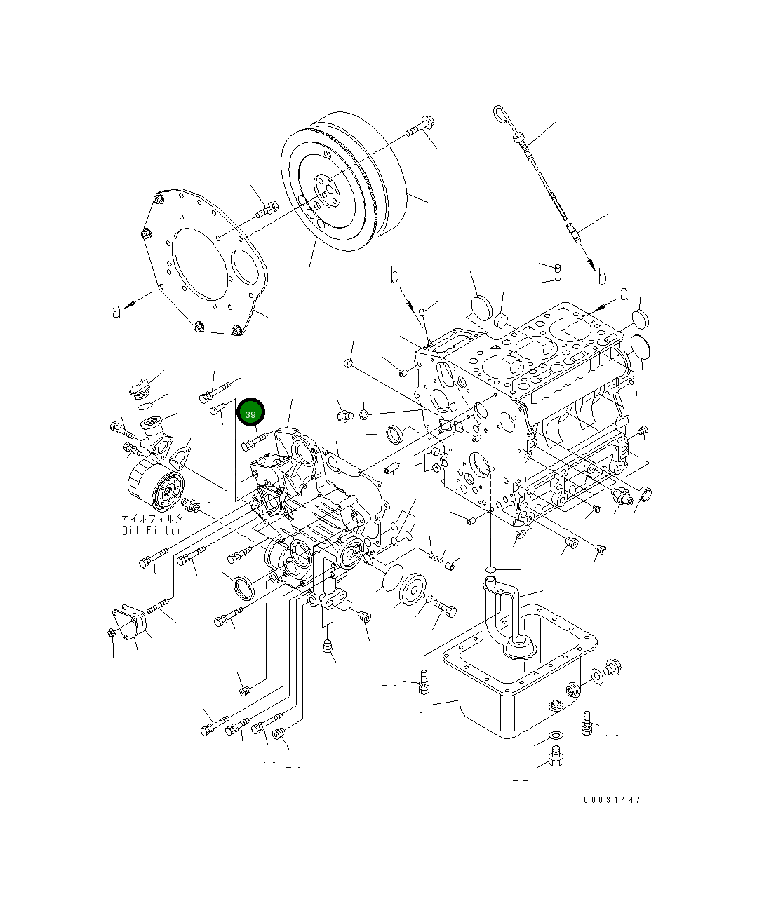 Болт KT01023-50618 Komatsu