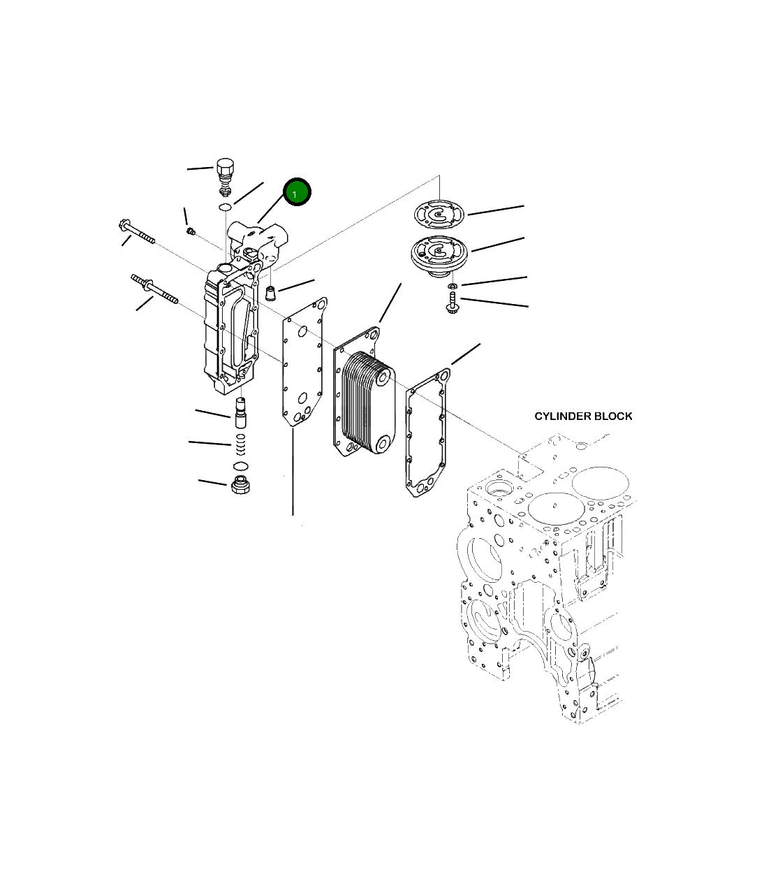 Крышка 6746-61-2110 Komatsu