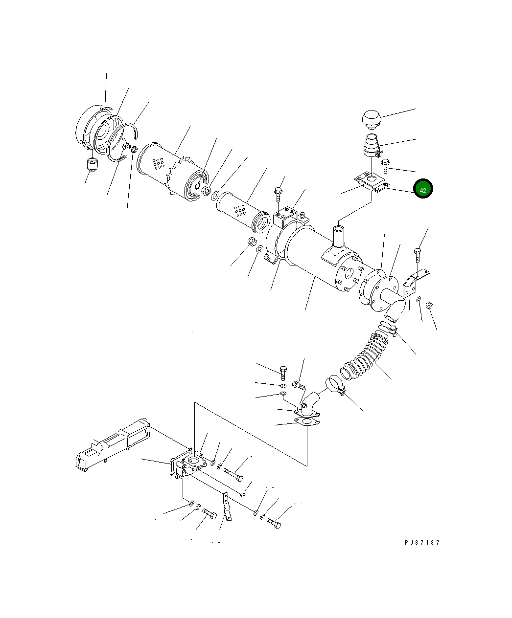Болт M800919098202  Komatsu