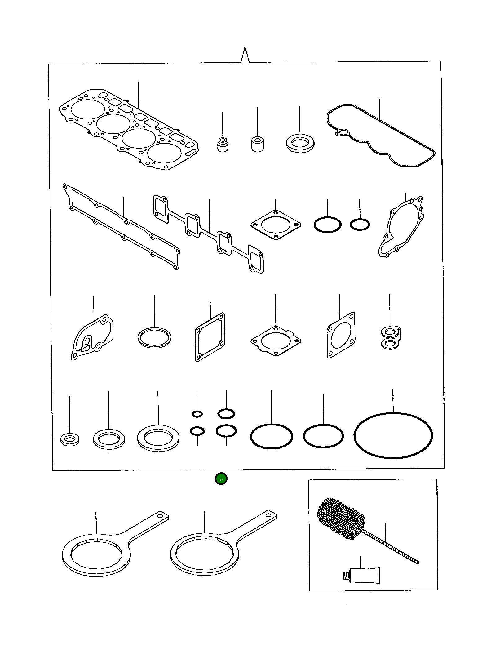 Кольцо уплотнительное (O-Ring) YM24316-240100 Komatsu