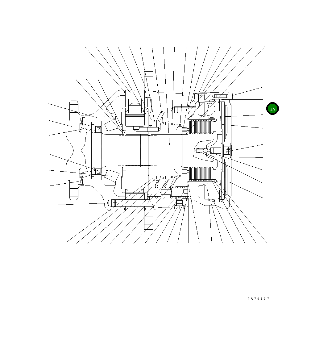Кольцо уплотнительное (O-Ring) 258-81-54260 Komatsu
