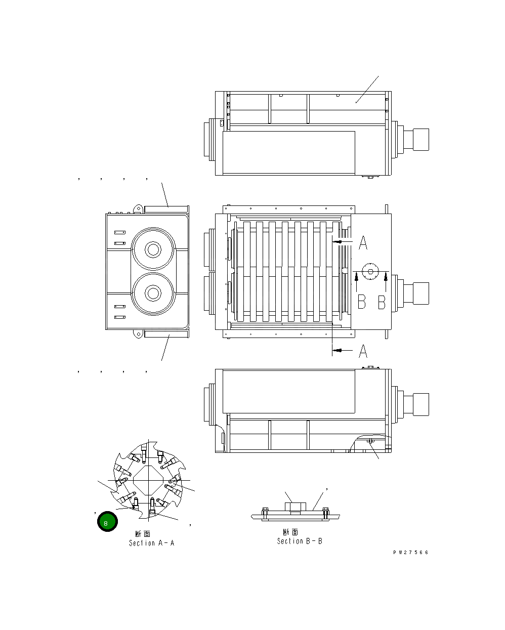Болт 8261-70-1E71  Komatsu