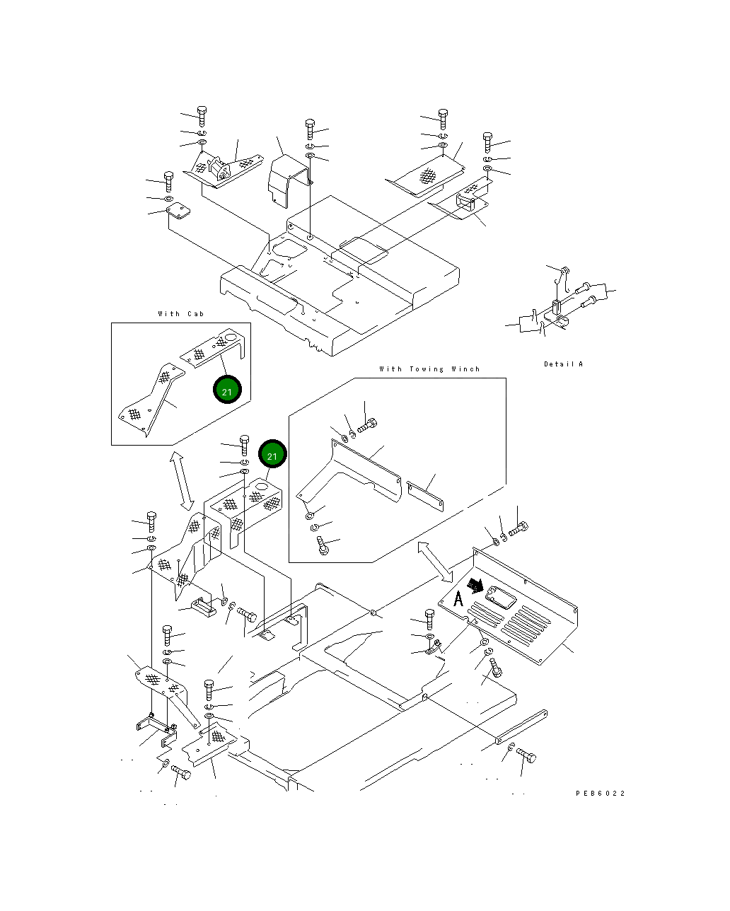 Крышка 176-54-45331  Komatsu