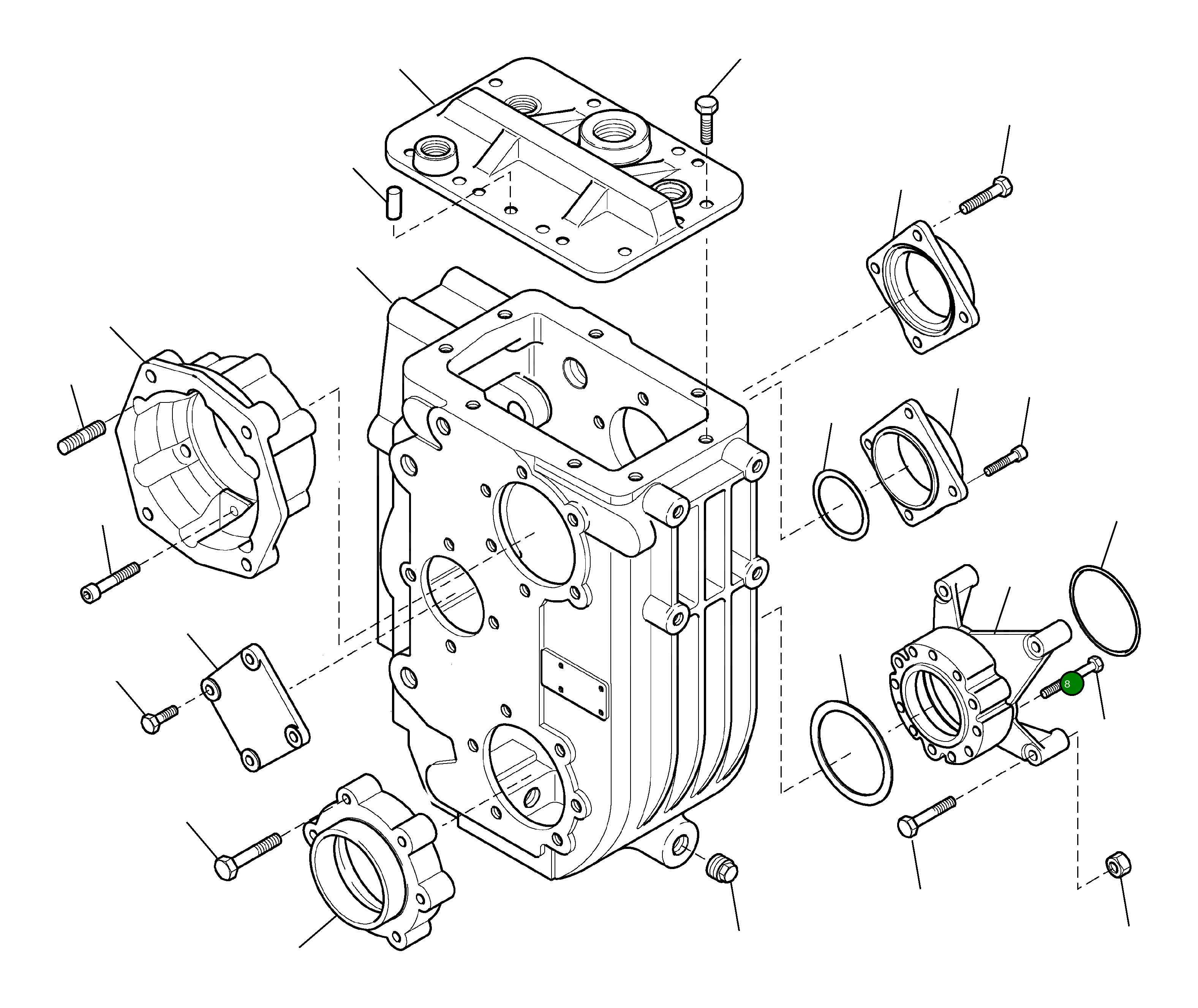 Болт CA0021394  Komatsu