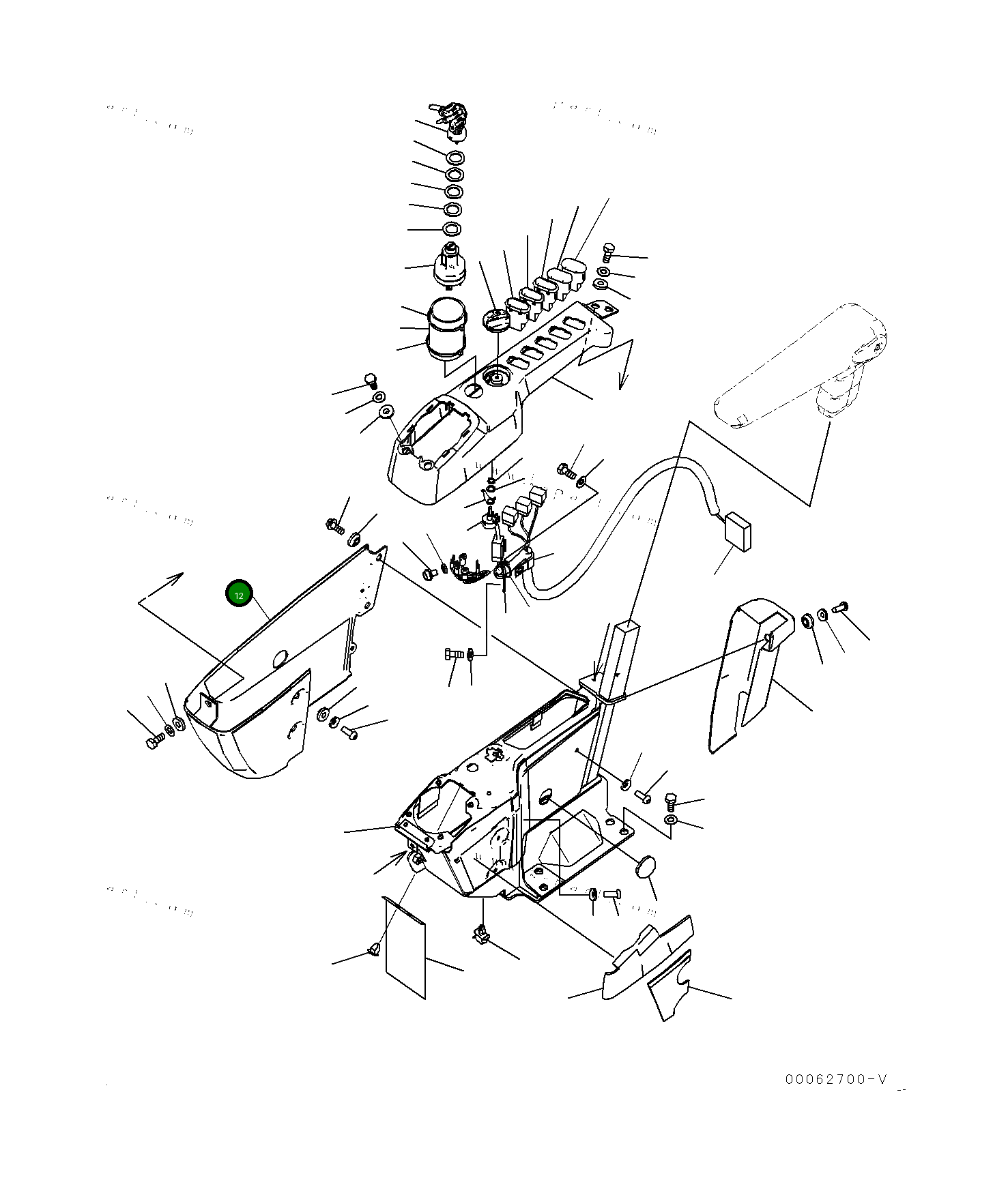 Крышка 20Y4341332 Komatsu