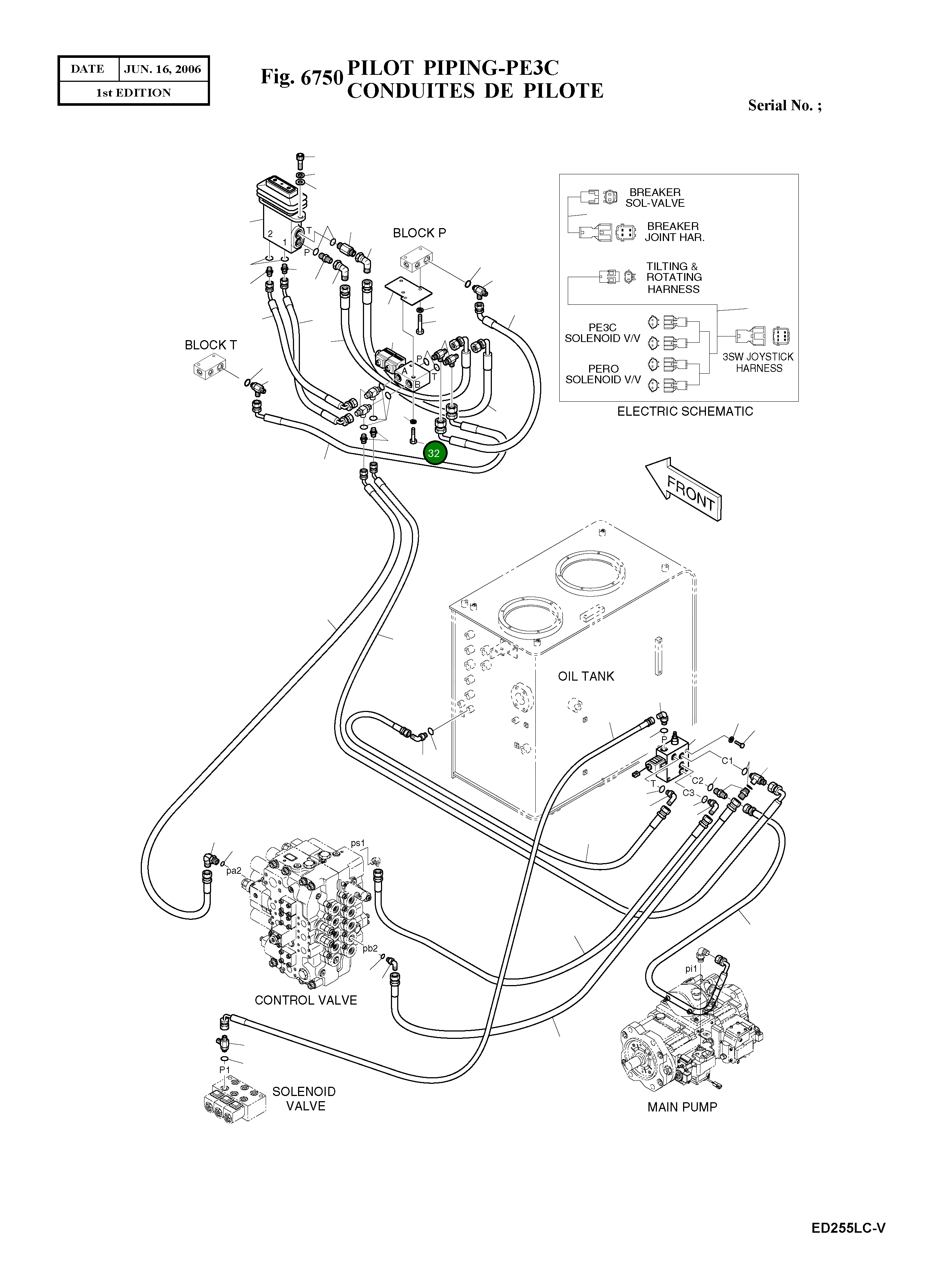 Болт S0556266 Komatsu