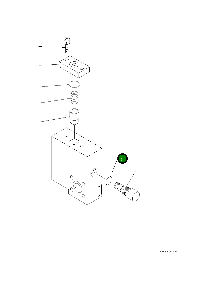 Кольцо уплотнительное (O-Ring) UC1301243006  Komatsu