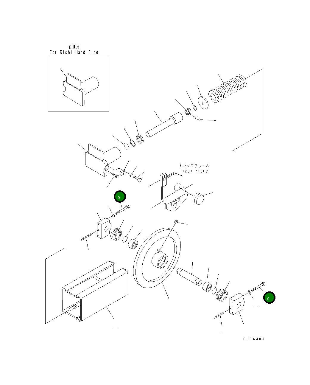 Болт TN11011-41430 Komatsu