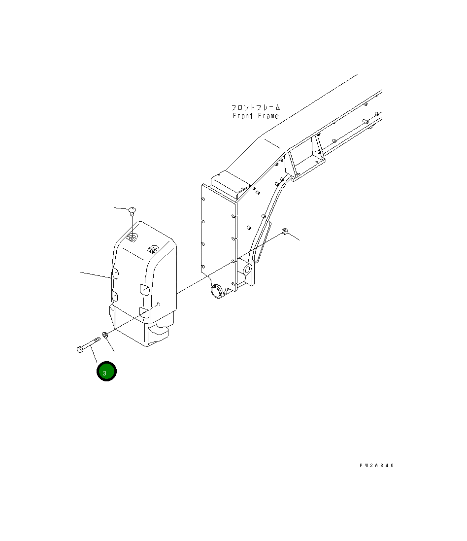 Болт 419-09-11130 Komatsu