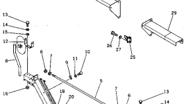 Болт 01000-00810 Komatsu