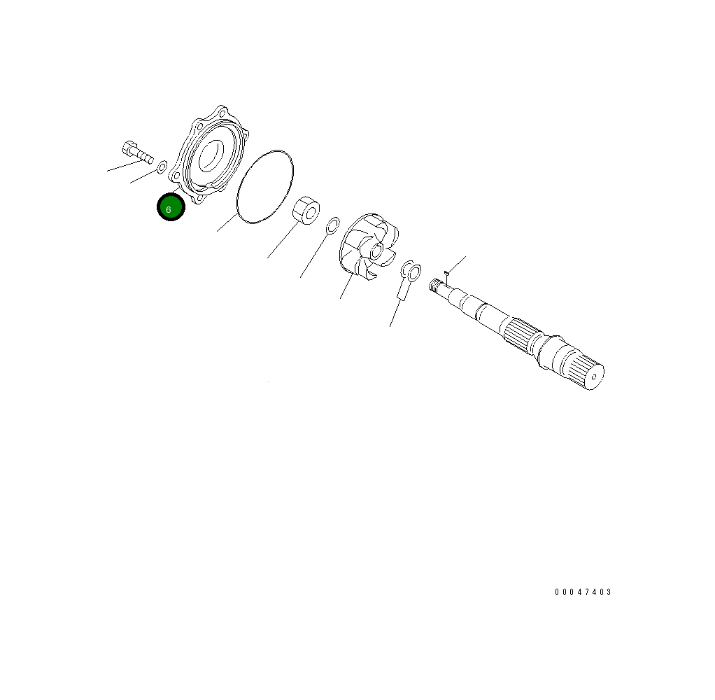 Крышка 708-1H-21622 Komatsu