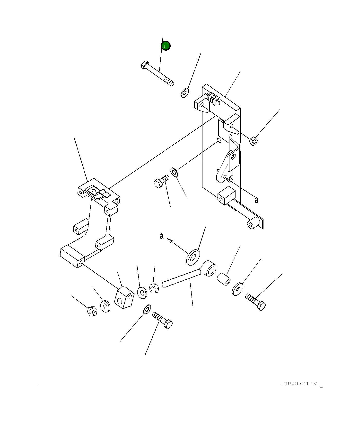 Болт 01019-31240 Komatsu