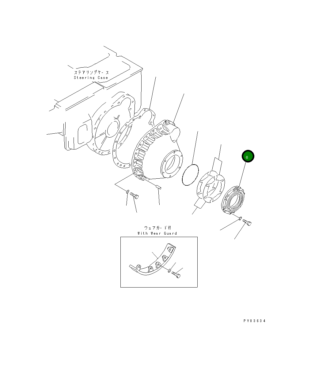 Кольцо 113-27-41410  Komatsu