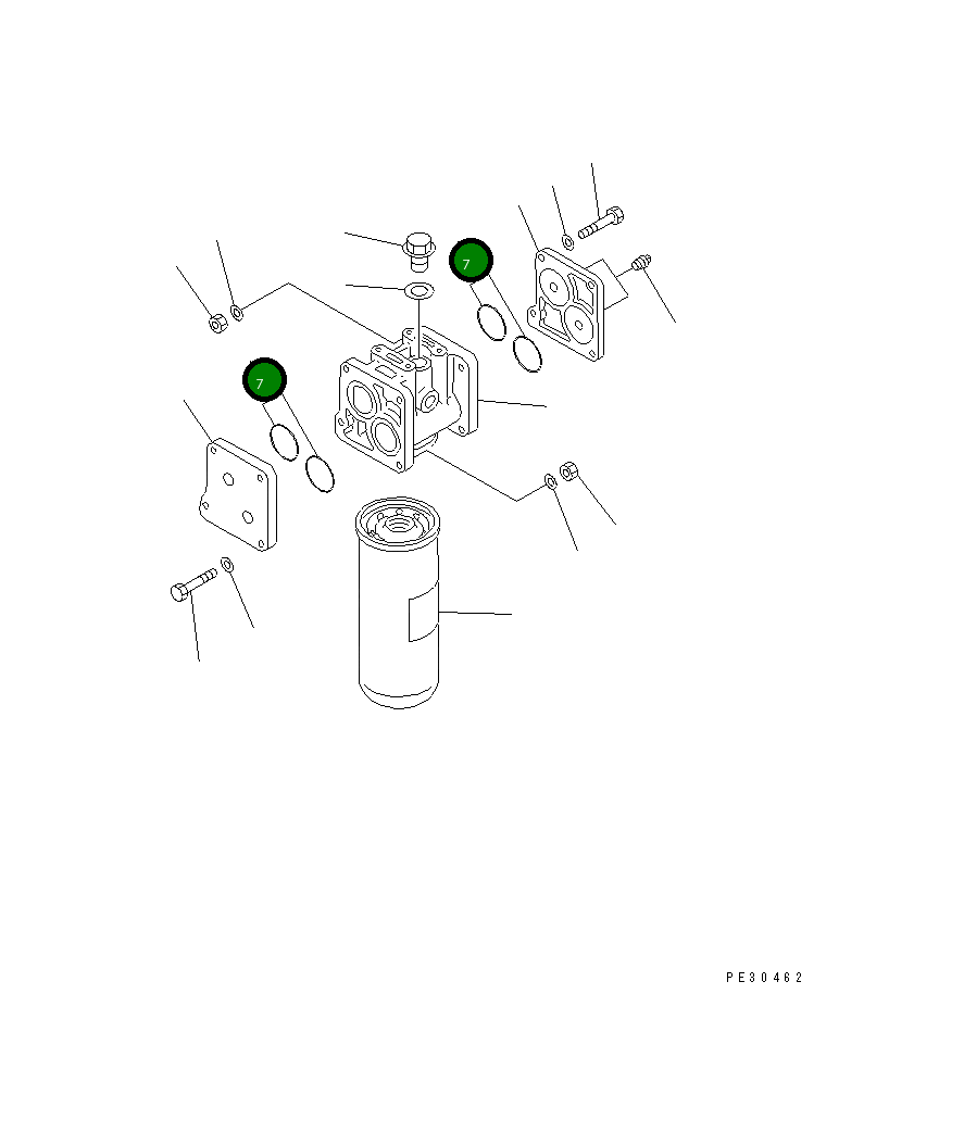 Кольцо уплотнительное (O-Ring) 07000-E3050 Komatsu
