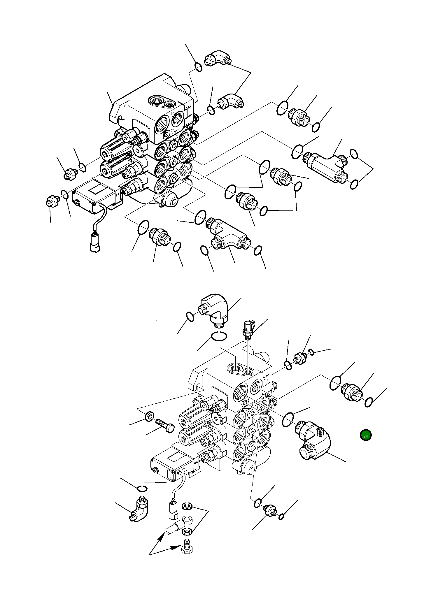 Кольцо уплотнительное (O-Ring) 37B-09-15217 Komatsu