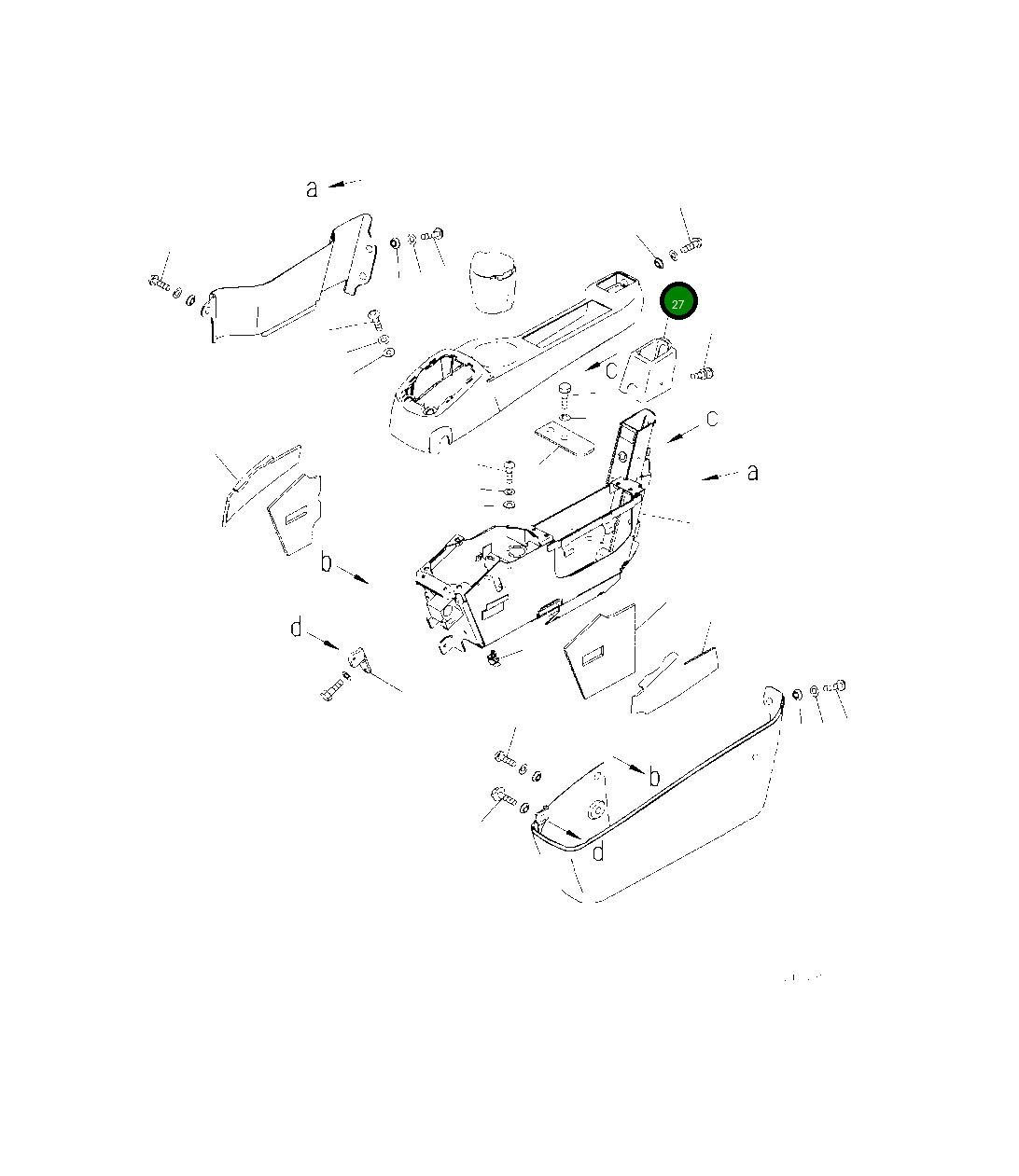 Крышка 2A5-43-12821 Komatsu