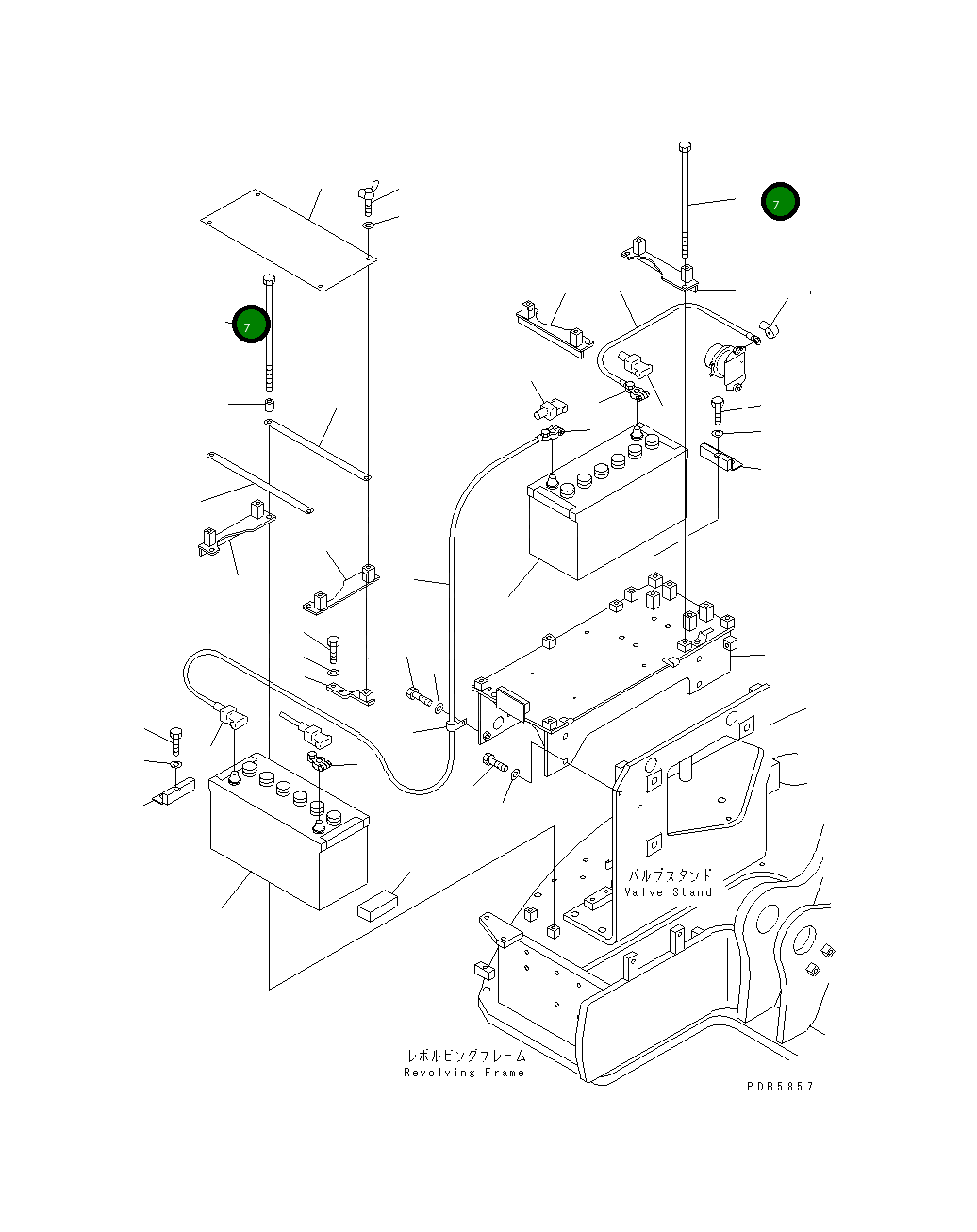 Болт 176-75-13710 Komatsu