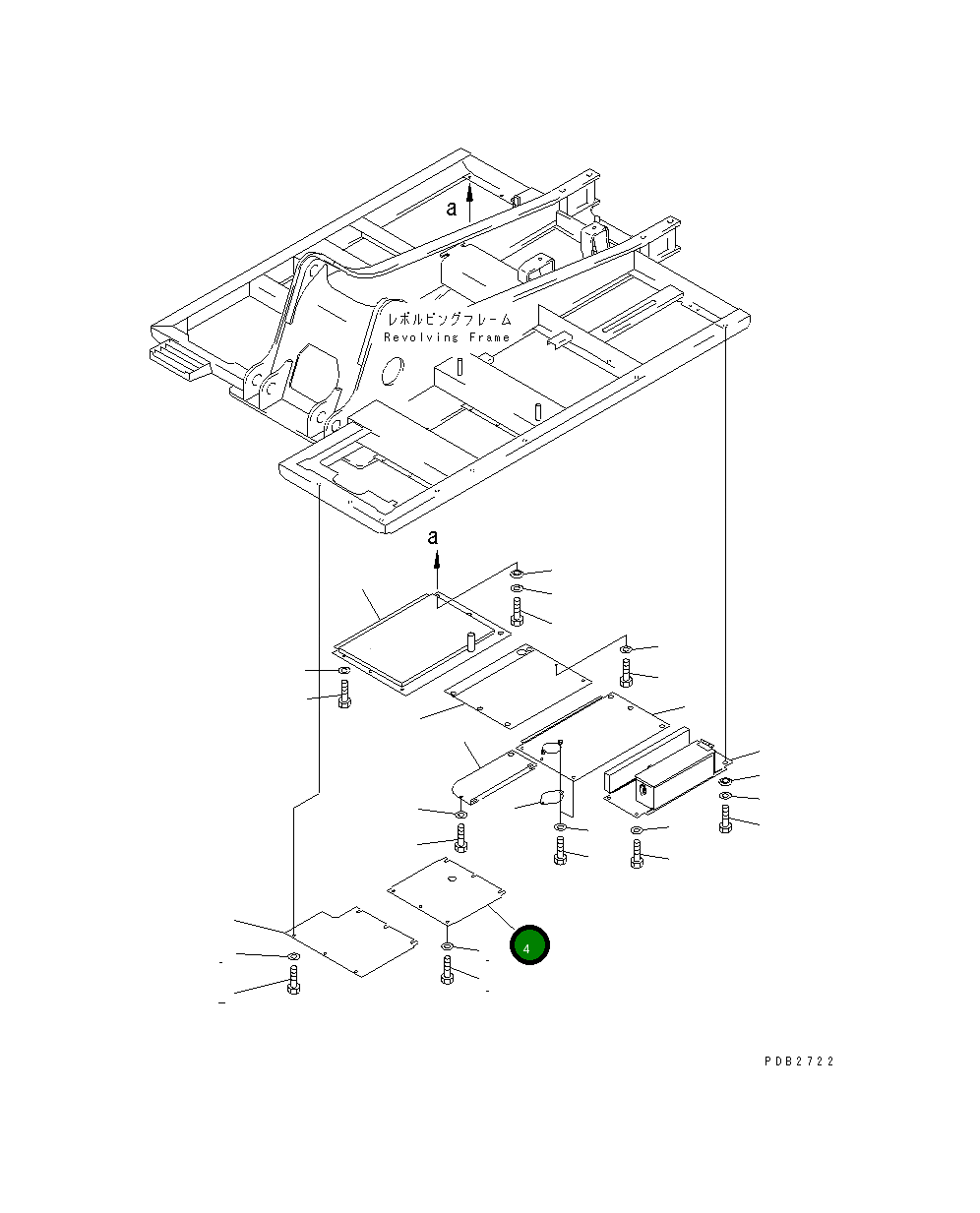 Крышка 206-54-K6340 Komatsu