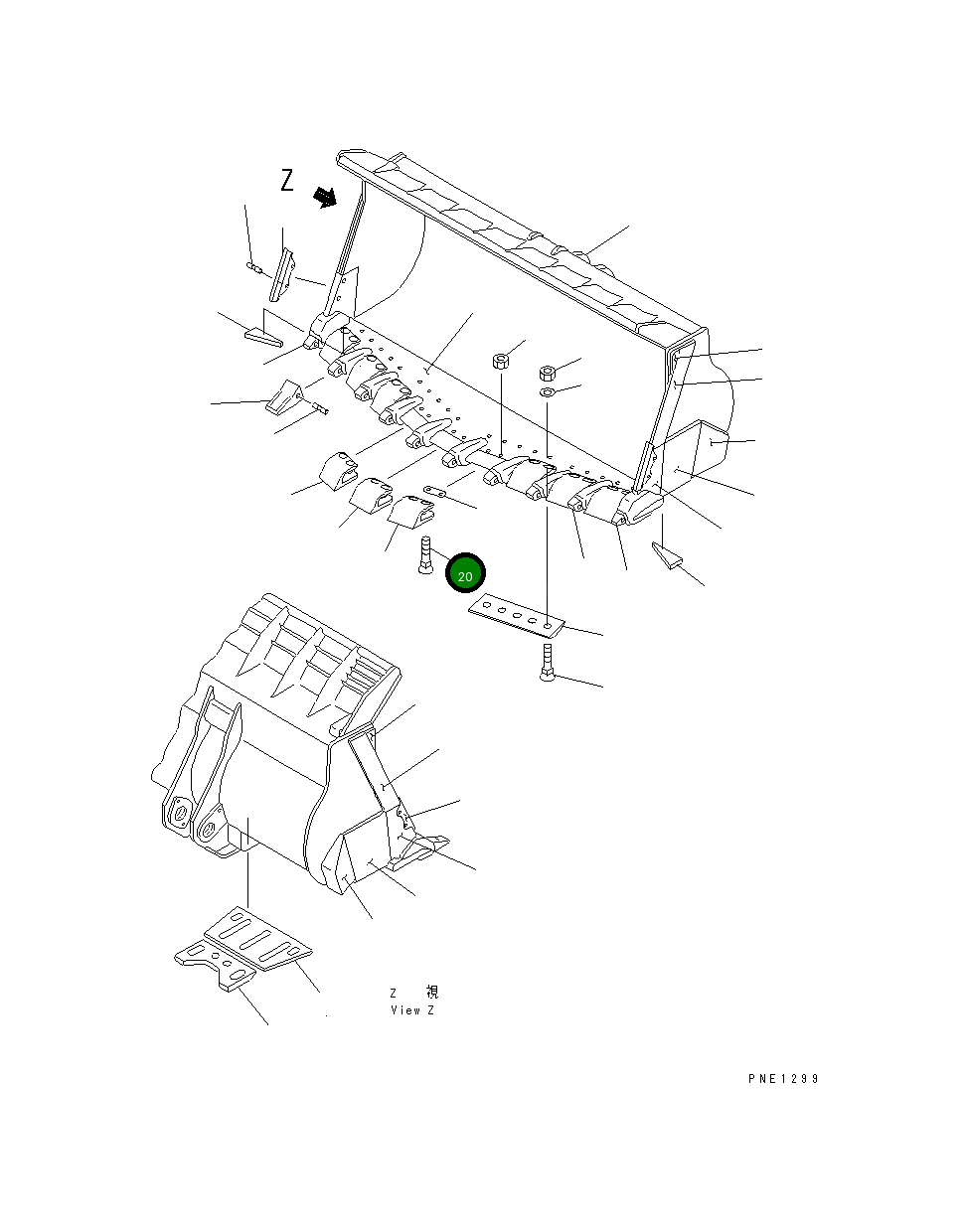 Болт 02091-12050 Komatsu
