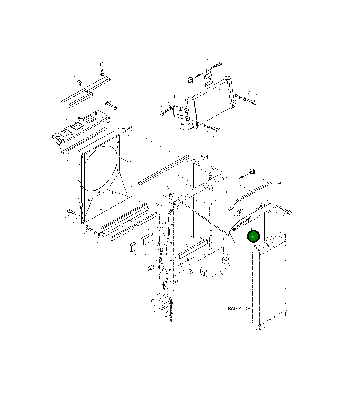 Крышка 206-03-35271 Komatsu
