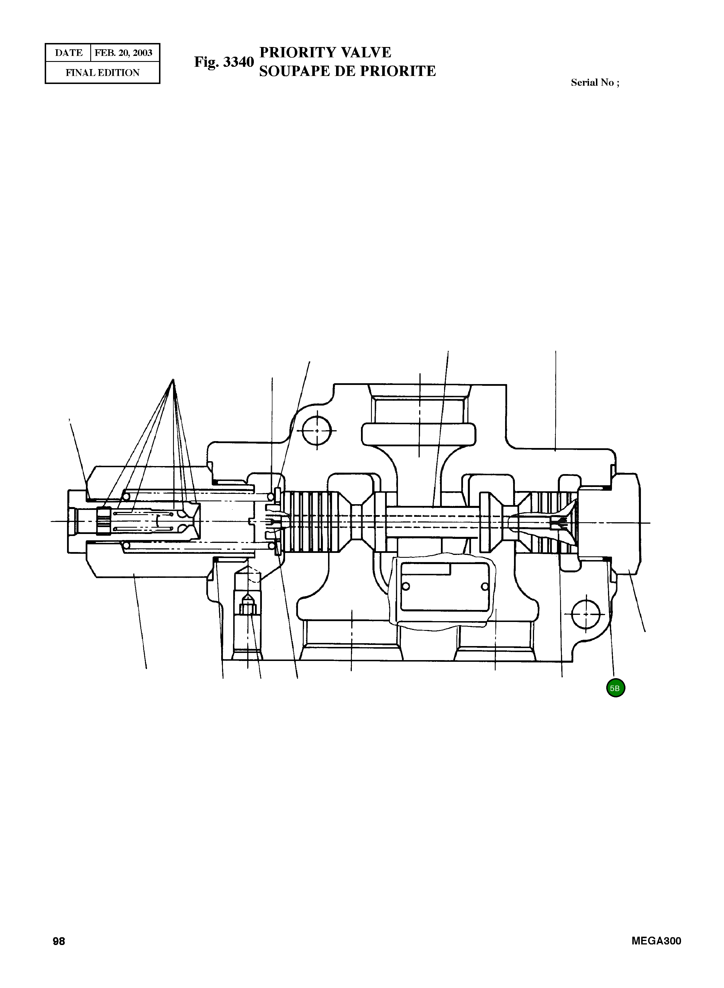 Кольцо уплотнительное (O-Ring) 25003-914  Komatsu