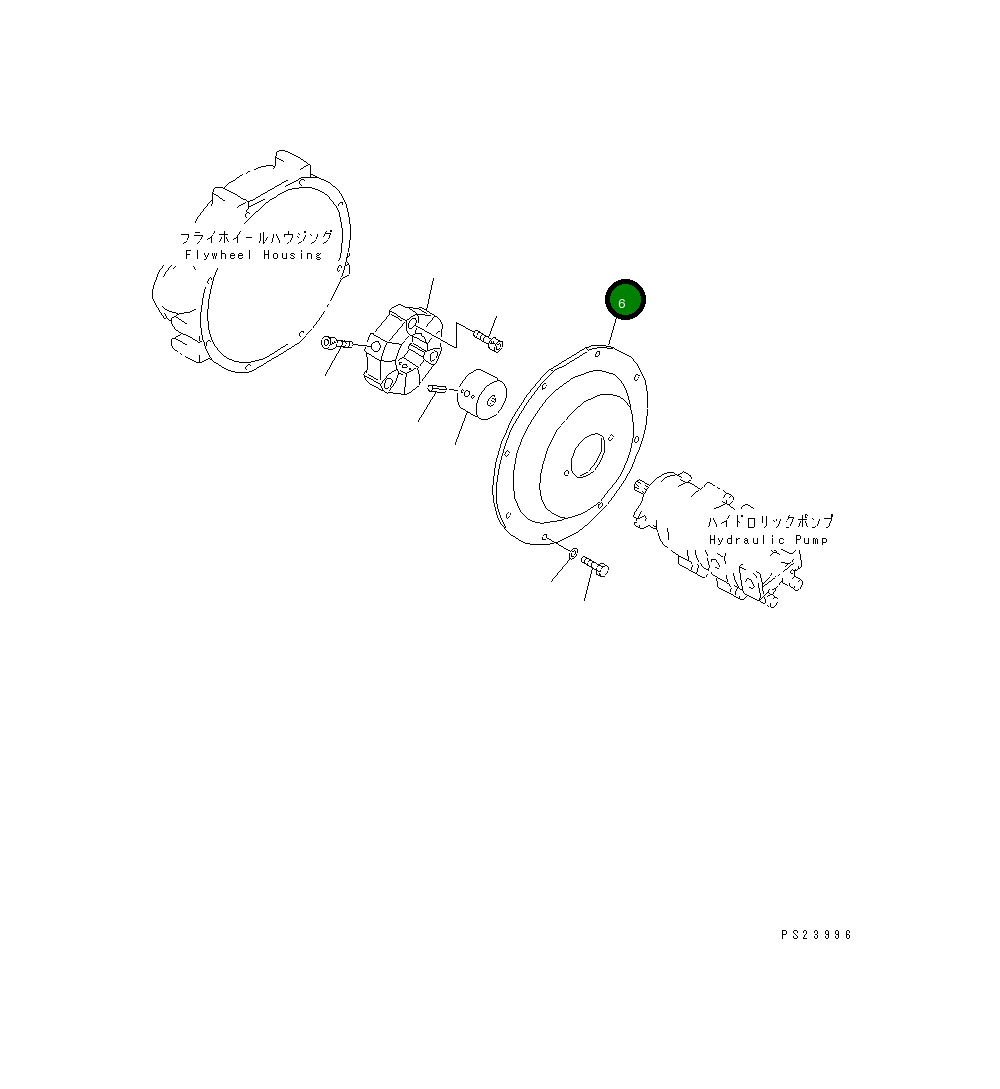 Крышка 20T-01-77221 Komatsu
