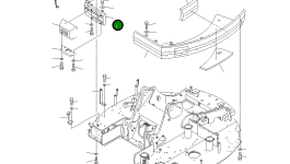 Крышка 22U-54-12961 Komatsu
