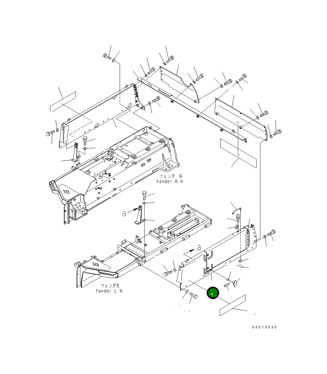 Крышка 17A-54-27630 Komatsu