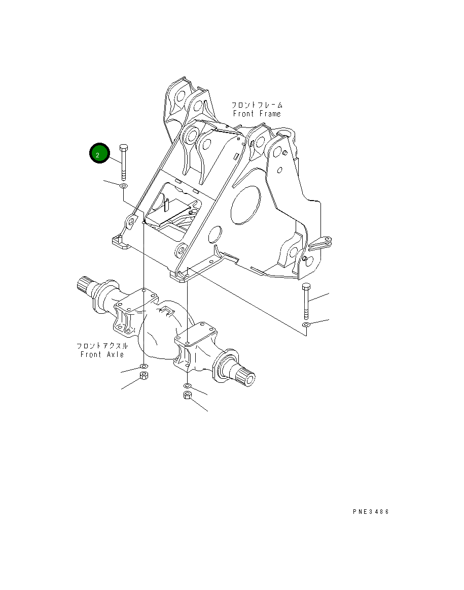 Болт 425-46-31320 Komatsu
