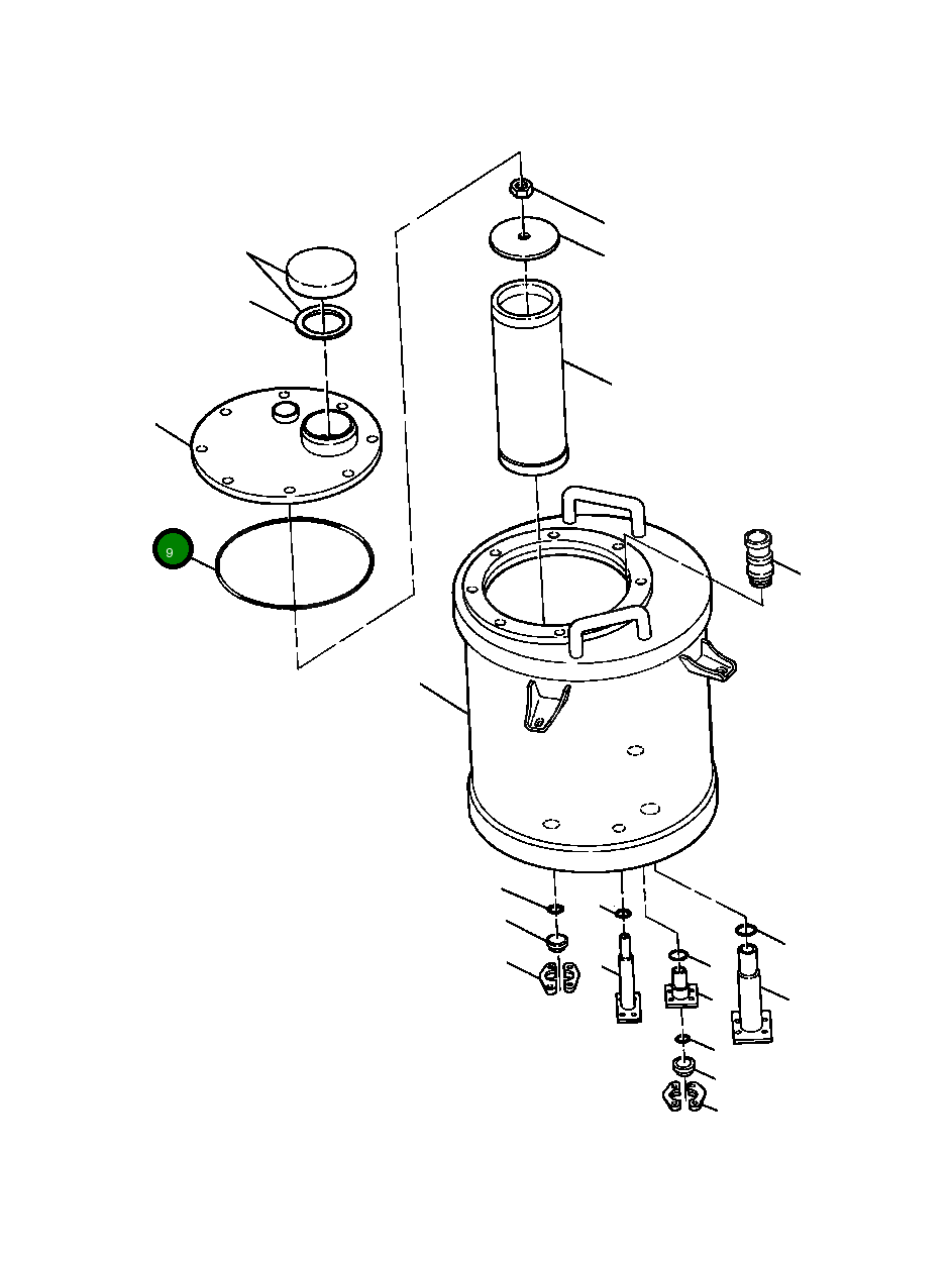 Кольцо уплотнительное (O-Ring) 23 728 R1 Komatsu