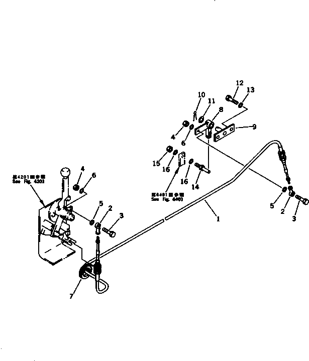 Болт 277-43-11121  Komatsu