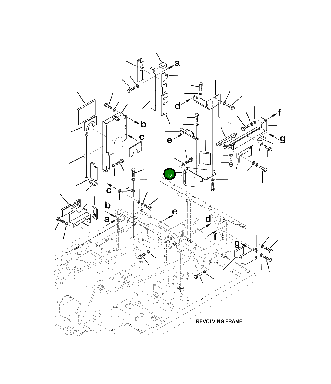 Крышка 207-54-42441 Komatsu