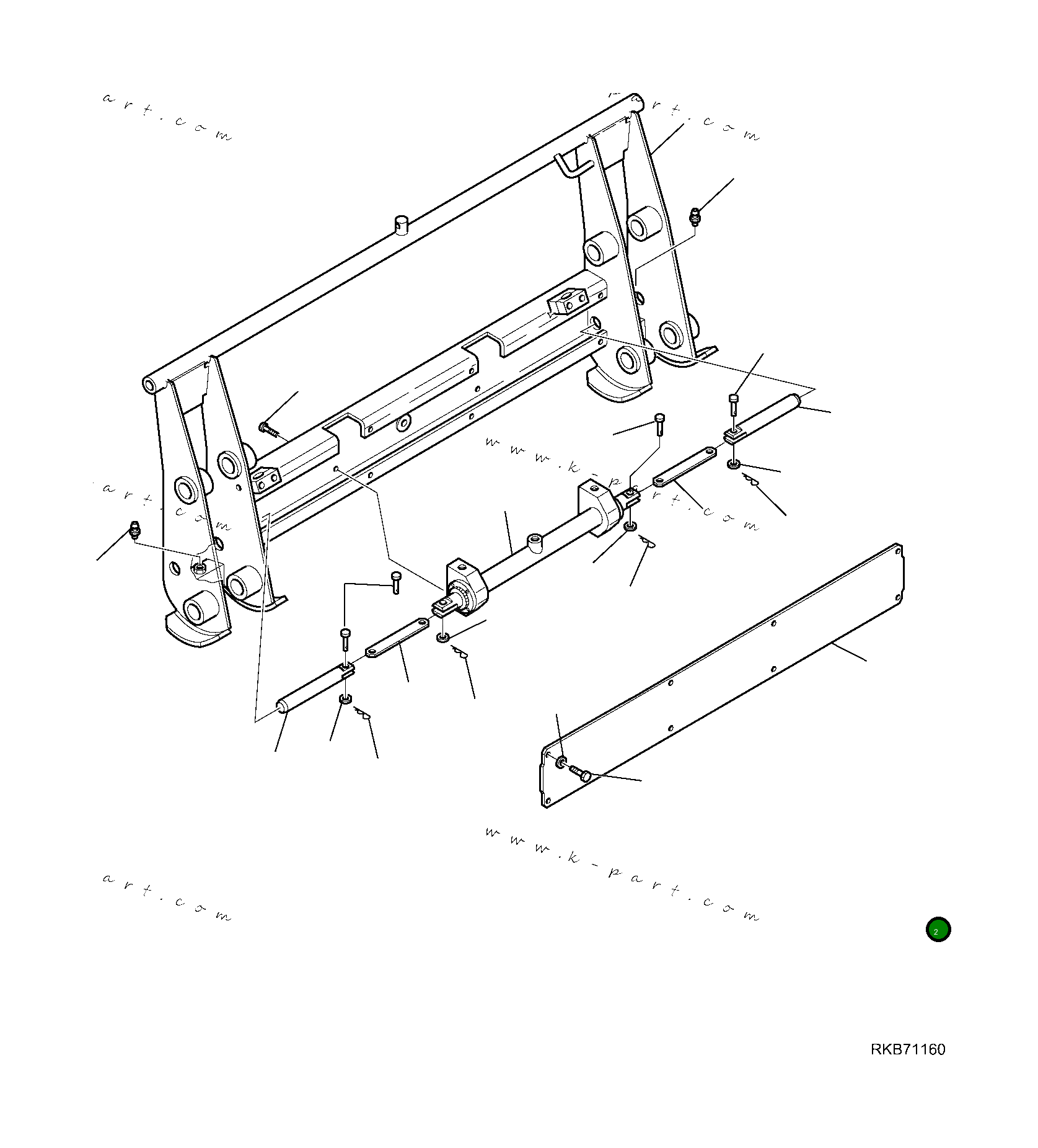 Крышка 42N-879-1410  Komatsu