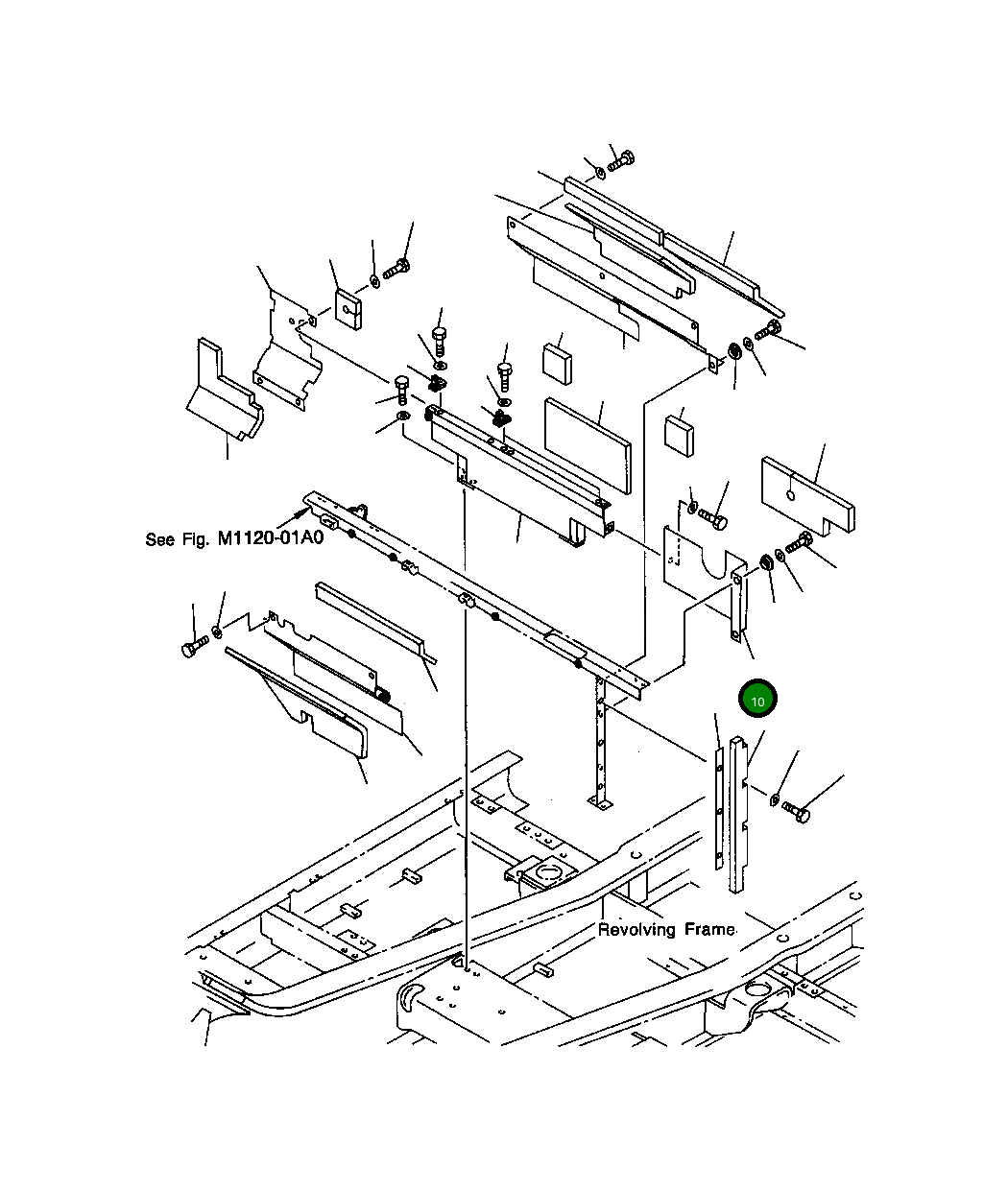 Крышка 208-54-68150 Komatsu