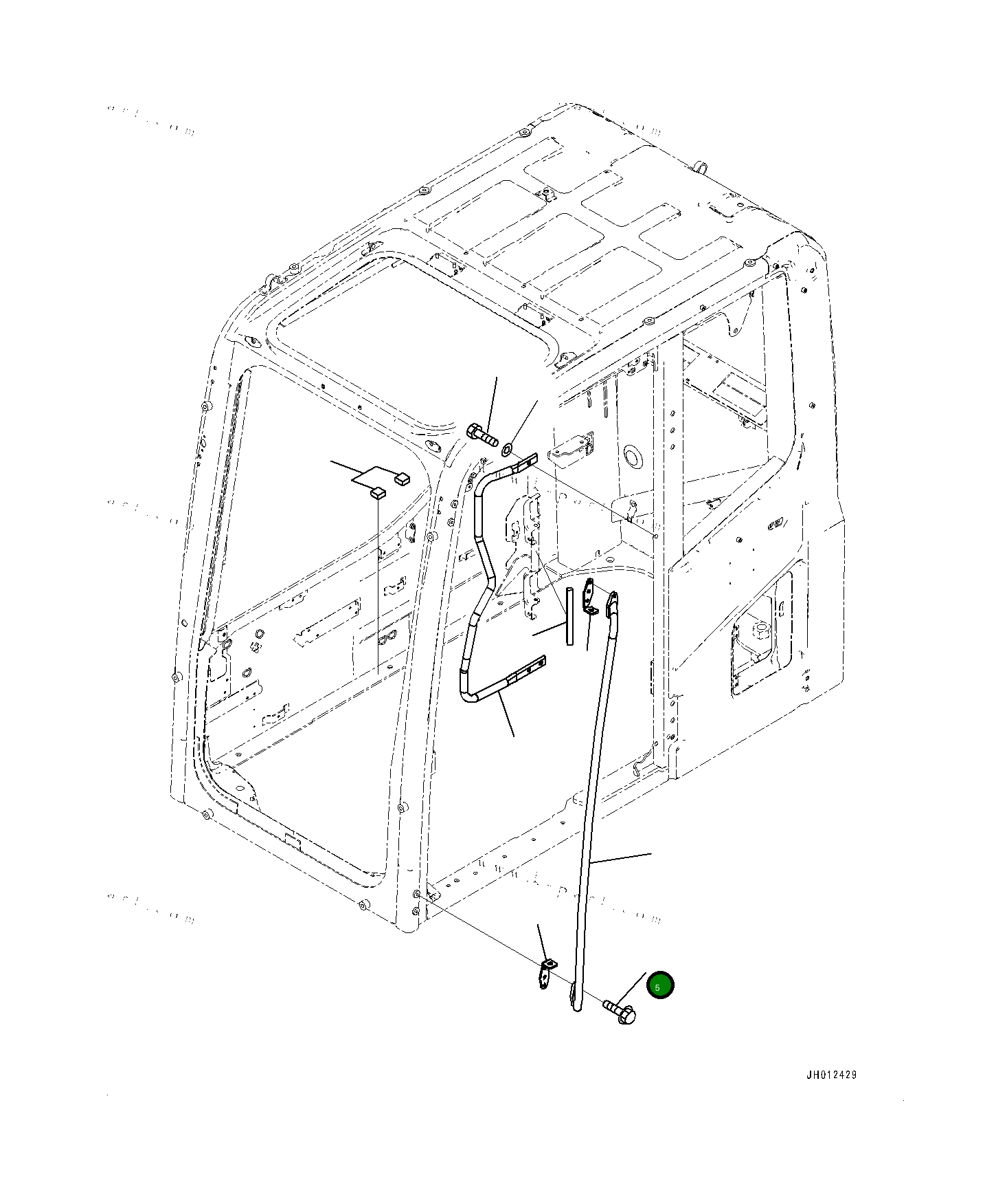Болт 0143540830 Komatsu