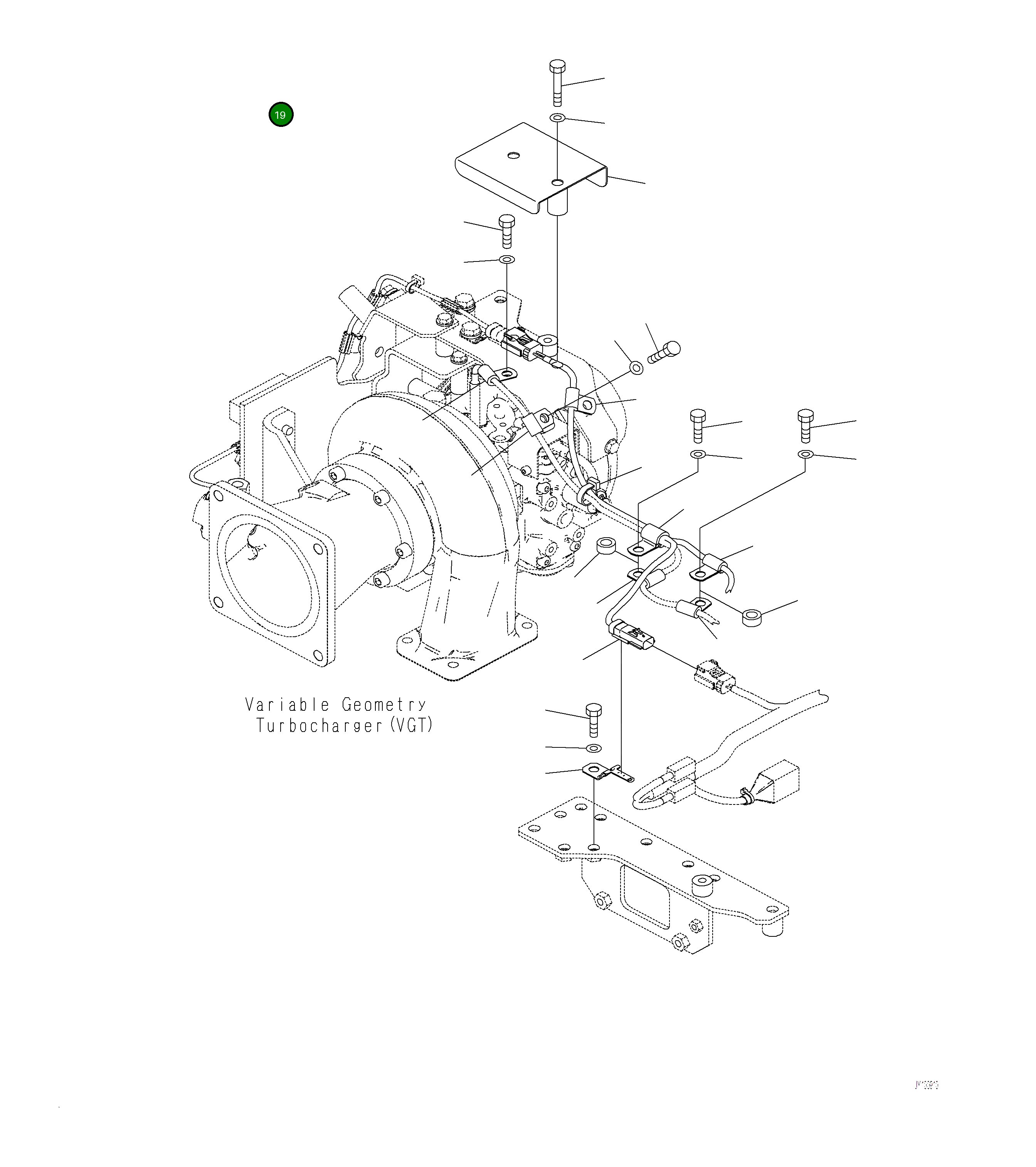 Крышка 6263-71-7560 Komatsu