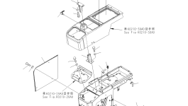 Крышка 418-T80-3822 Komatsu