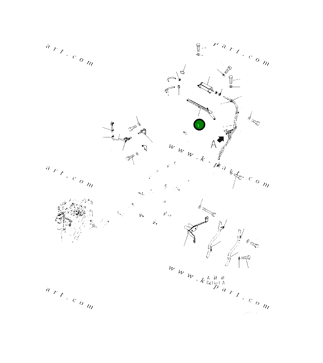 Крышка 423-02-61621 Komatsu