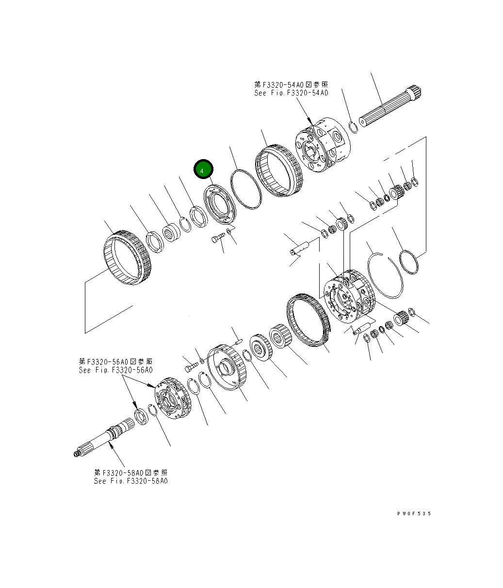 Крышка 569-15-32392 Komatsu