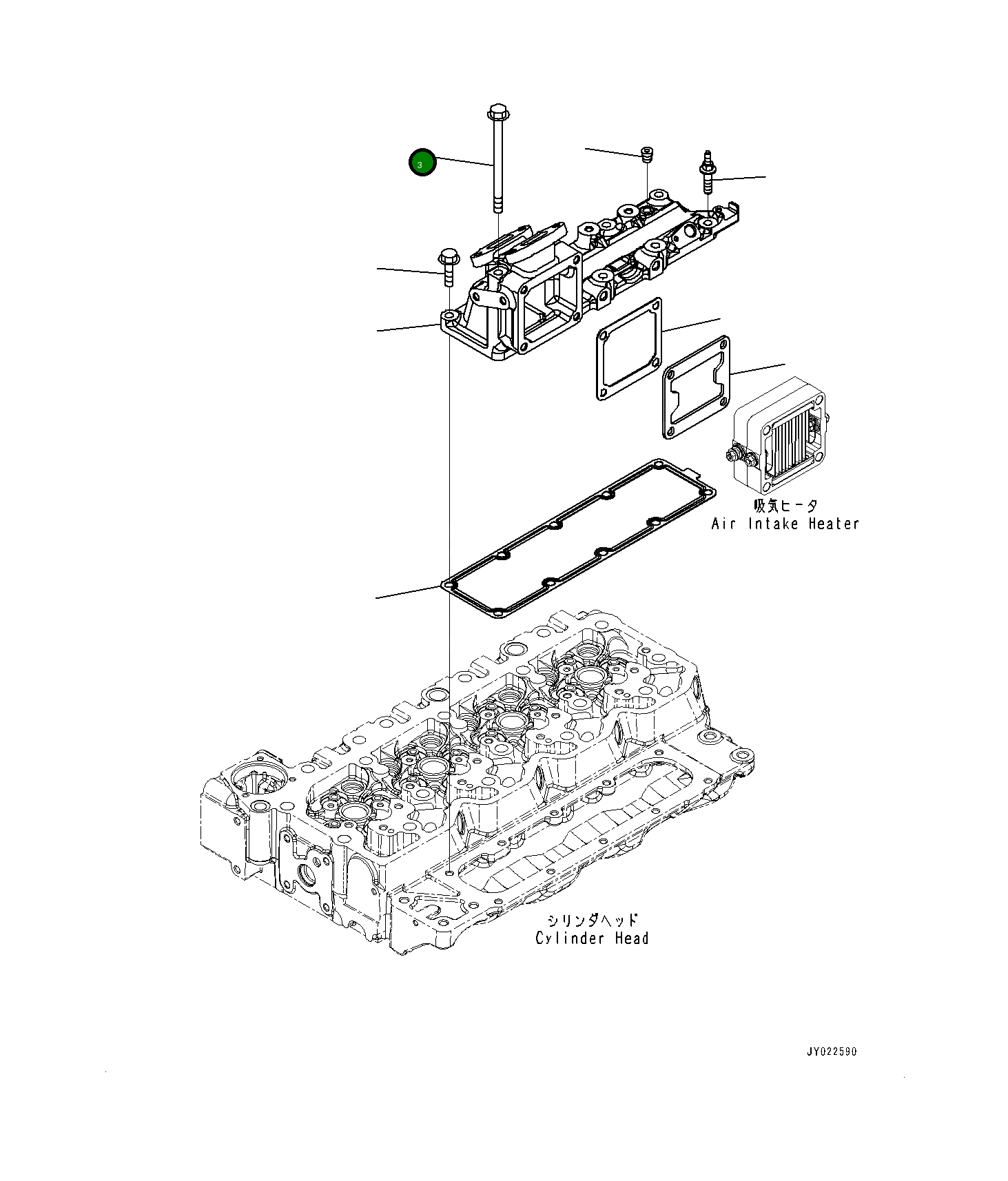 Болт 6746-11-4240 Komatsu