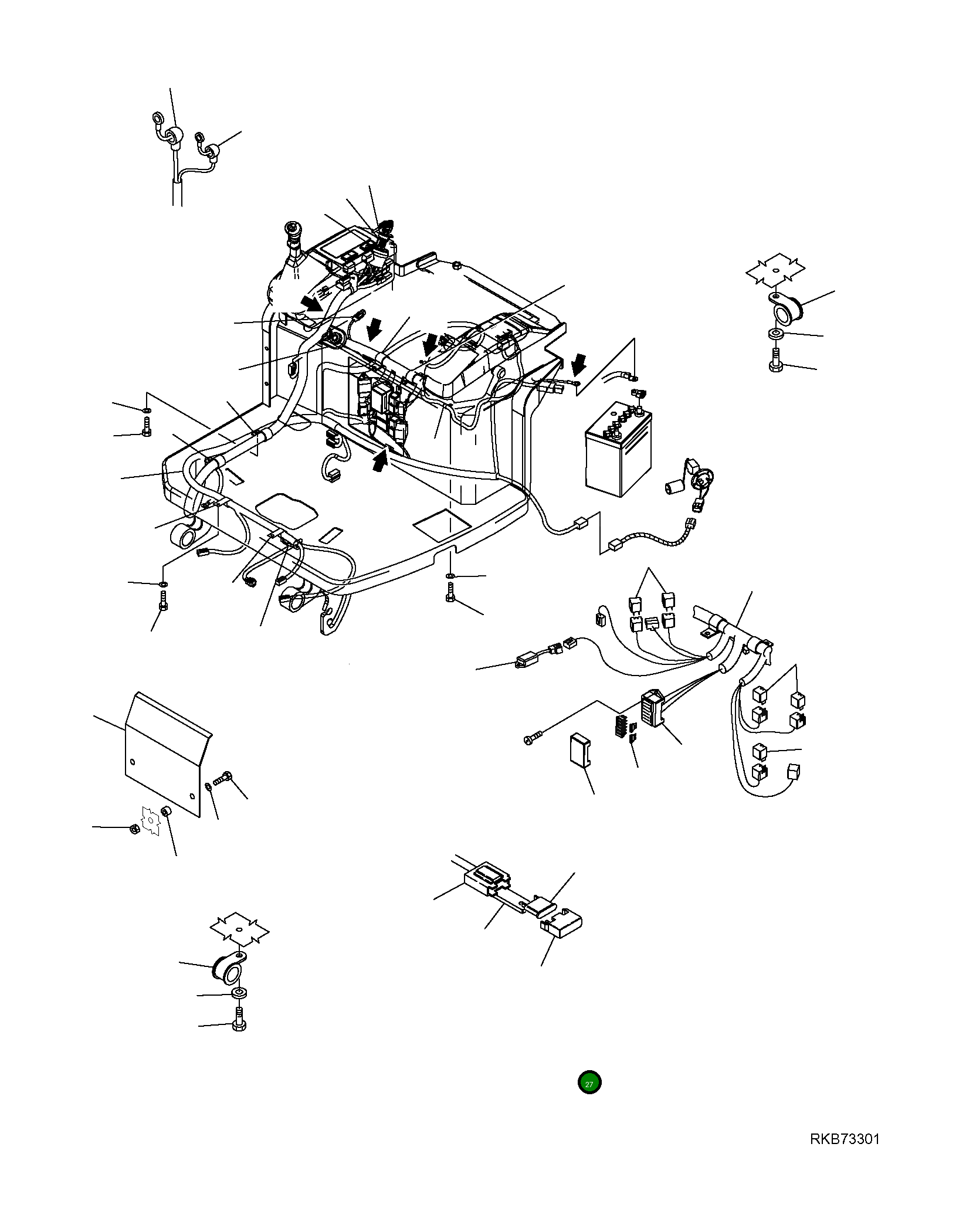 Крышка 21W-09-R6630  Komatsu