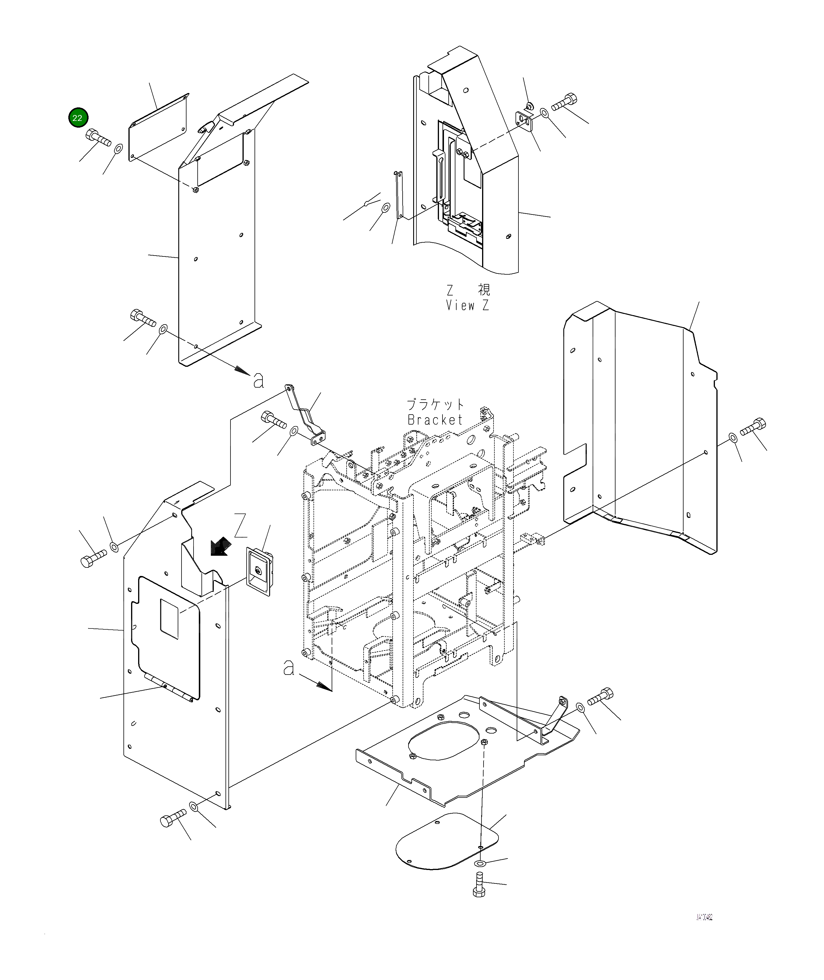 Крышка 421-43-68931 Komatsu
