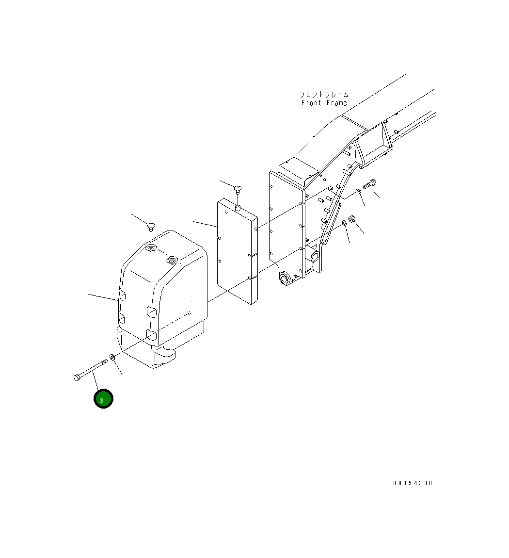 Болт 421-975-1130 Komatsu