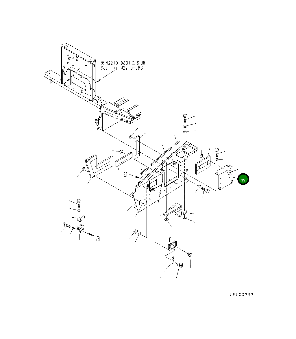 Крышка 195-862-6620 Komatsu