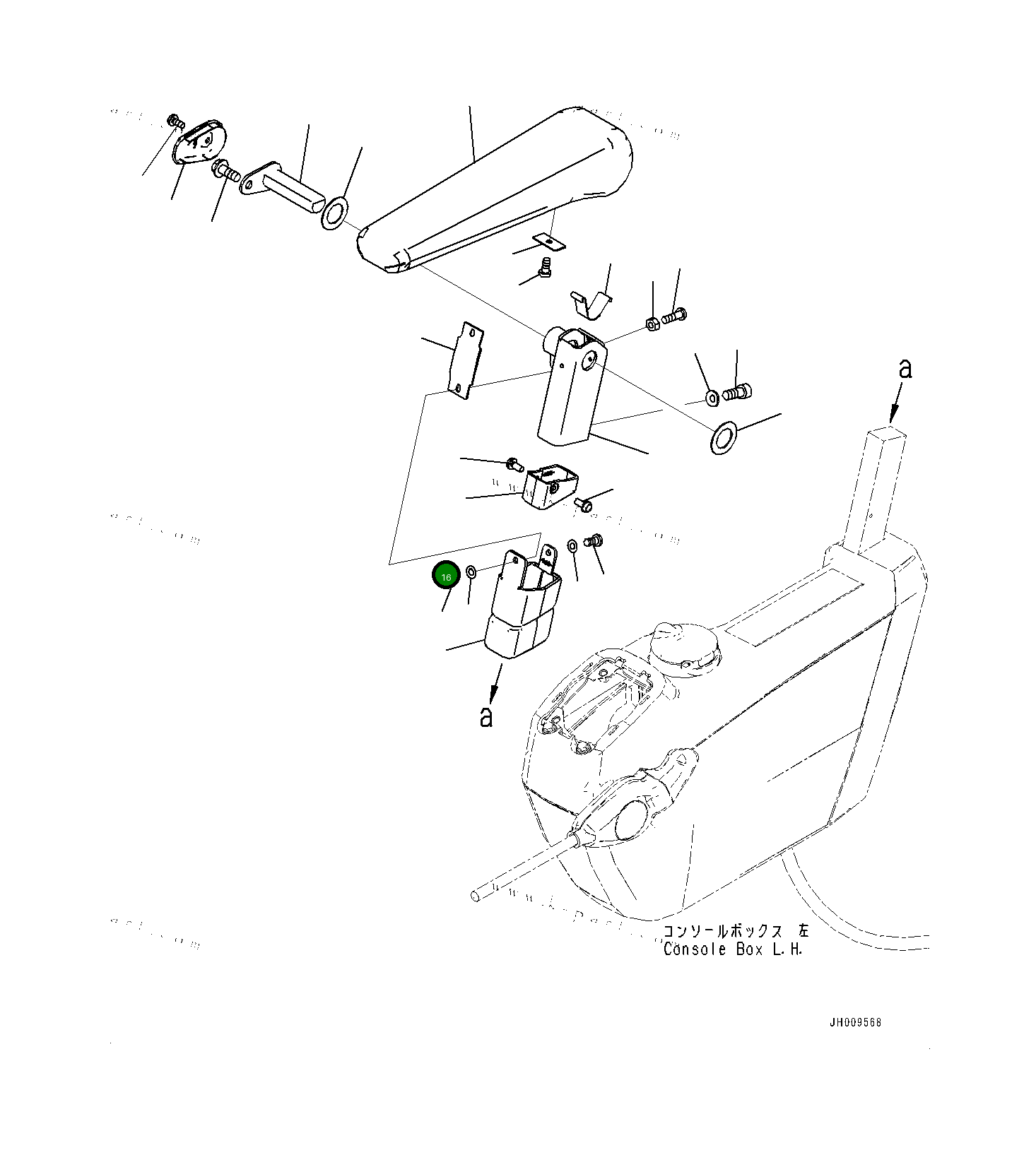 Крышка 20Y4342591 Komatsu