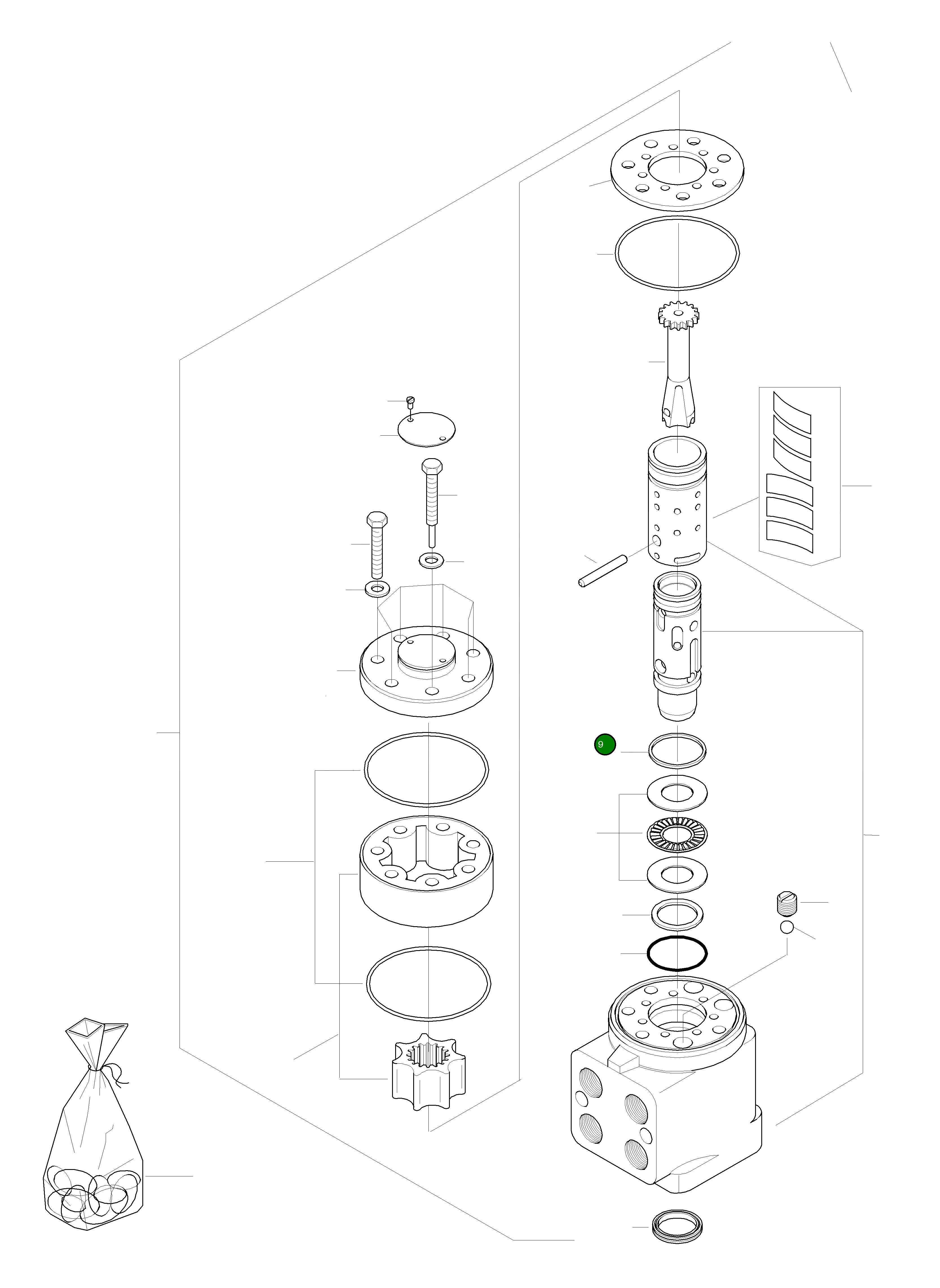 Кольцо 421-64-H0P07 Komatsu