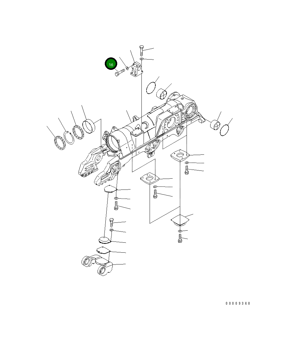 Болт 01011-62400 Komatsu